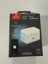 Globe Wi-Fi Smart Plug No Hub Required 50329 Works With Alexa Siri Hey Google