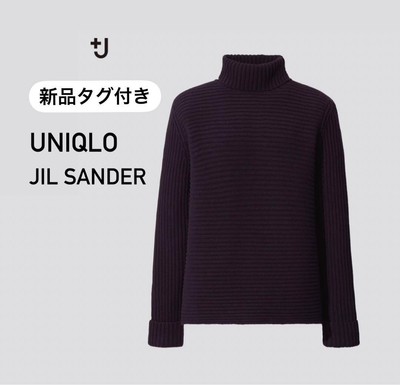 UNIQLO x Jil Sander +J Ribbed Turtleneck Sweater Long Sleeve Purple M New
