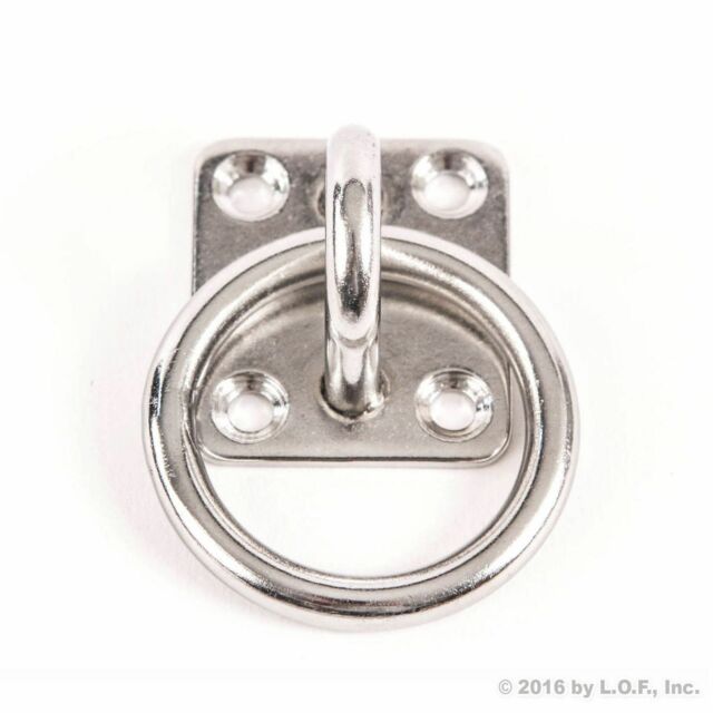 50 - 316 stainless steel square eye plates ring 1/4