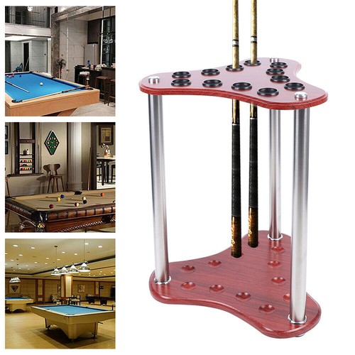 12 Pool Billiard Stick Cue Rack Floor Pool Stand Billiard Pool Cue ...