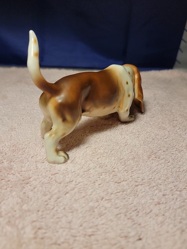 Japanese ceramic Basset Hound 4" Tall With Tail 7"Long #H80521 - 第 4/12 張圖片