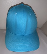 Flexfit Fitted Plain Baseball Blue Cap