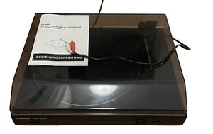 Dynavox Turntable DL-420 Halbautomatischer Plattenspieler Riemenantrieb Retro