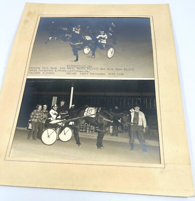 March 22 1973 - Pipersville Val - Liberty Bell Park - 8x10 photo Horse Racing
