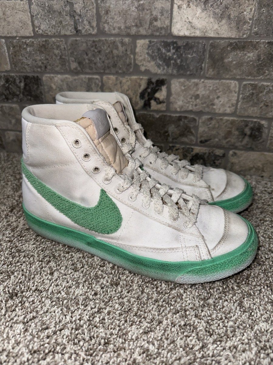 【NIKE】 WOMEN'S BLAZER MID '77 ◆大人気◆ FJ4547 100 Nike Blazer Mid '77 Women's White Spring Green shoes FJ4547