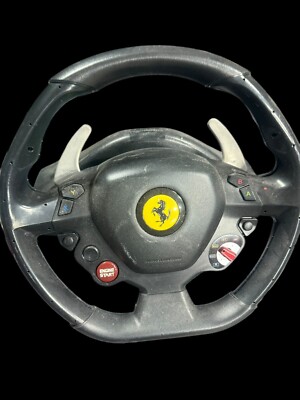 Thrustmaster Ferrari 458R XBOX 360 Racing Steering Wheel W/pedals 