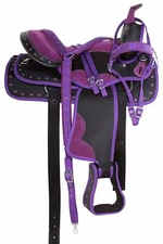 Western Pleasure Trial Horse Synthetic Saddle Size: (10" to 18.5").