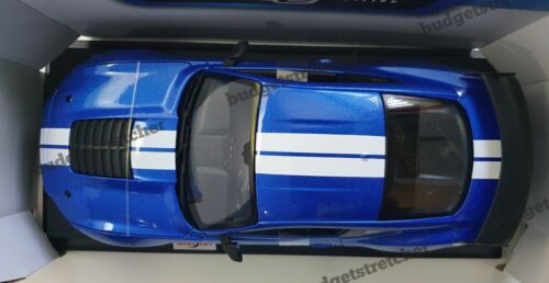 MAISTO 1:18 Scale - 2015 Diecast Model Car - Ford Mustang Shelby GT500 - Blue - Picture 5 of 10
