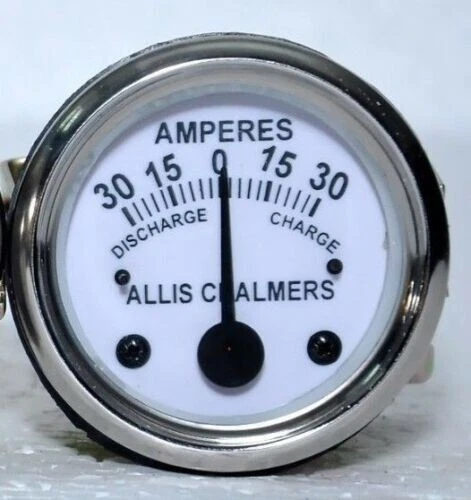Allis Chalmers 30 Amp Ammeter Gauge AC B C CA D10 D10 D12 D15 D G RC WC WF WD