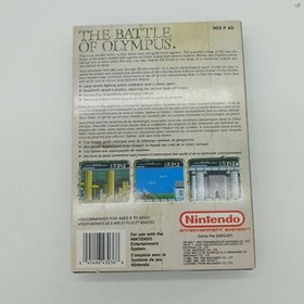 RARE NEUF Nintendo NES 8-BIT THE BATTLE OF OLYMPUS NES-AD-FRA Boxed Boite OVP