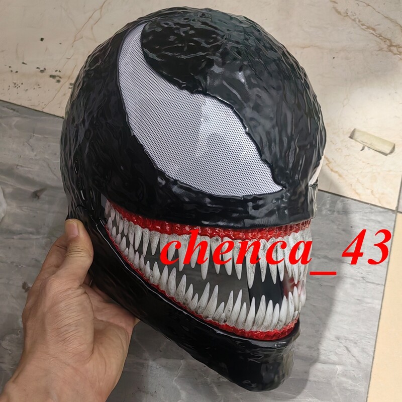 【ブラックスパイダーマン】新品 シンビオート ヴェノム マスク ヘルメット ブラックスパイダーマン】新品 シンビオート ヴェノム マスク