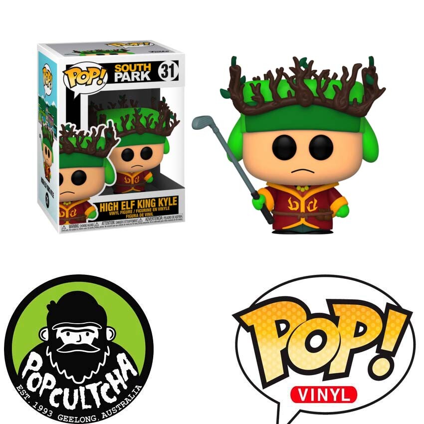 South Park : The Stick Of Truth - High Elf King Kyle Pop! Vinyl Figure &Quot;New&Quot;