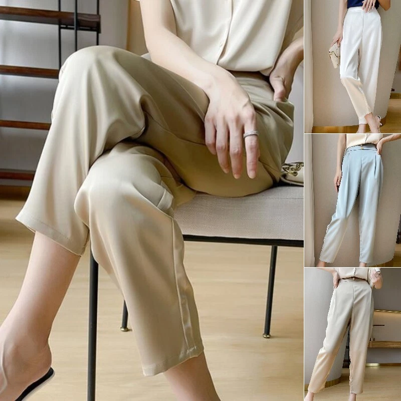 Silk skinny pants sale