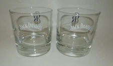 Set of 2 Jack Daniels Whiskey CR Rocks Barware Glasses