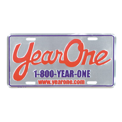 Year One license plate as seen on the ''2 Fast 2 Furious'' Yenko Camaro and Hemi