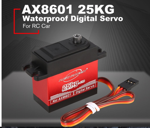 Rc Car Waterproof Servo 25kg For Kyosho Tamiya Losi Associated Thunder Tiger - Picture 7 of 7