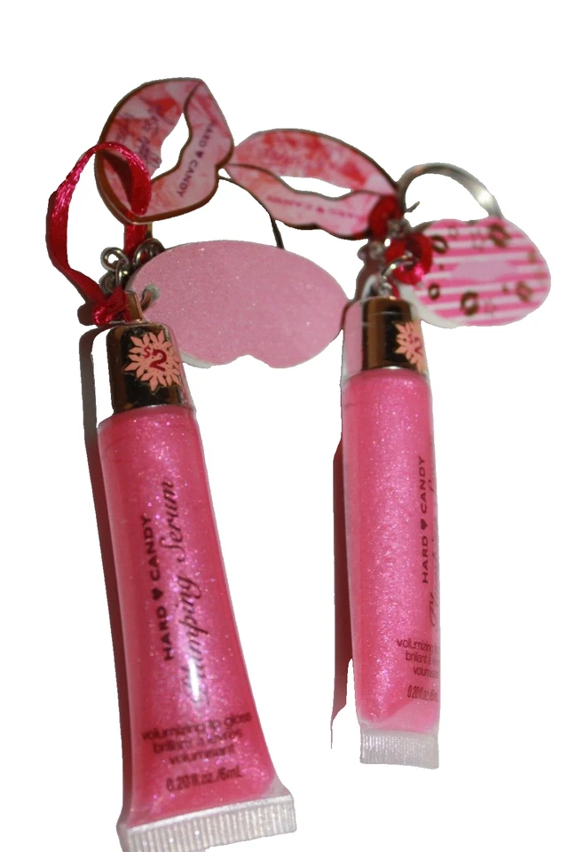 LOT OF 2 Hard Candy Gloss Addict Mini Plumping Serum LipGloss Keychains /Mini - Image 2 of 2