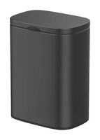 Wenko Wand-Kosmetikeimer Sare Schwarz 5 L Easy Close Ohne Bohren - Neu