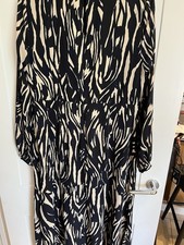 Mint Velvet Animal Print Dress Size 12