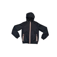 Hunter Original Windbreaker Kids Age 11-12 Navy Blue Hooded Full Zip Jacket