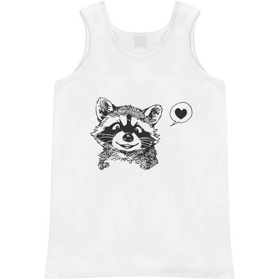 'Raccoon in Love' Adult Vest / Tank Top (AV060118)