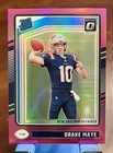 2024 PANINI DONRUSS OPTIC #229 DRAKE MAYE RATED ROOKIE PINK!🔥