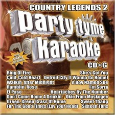 Party Tyme Karaoke Party Tyme Country Legends Vol. 2 CD UK IMPORT