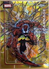 2026 Topps Chrome Marvel Comics #22 Carnage Gold Refractor /50