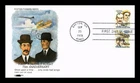 DR JIM STAMPS US COVER WRIGHT BROTHERS AIR MAIL FDC COMBO SOFTONES CACHET