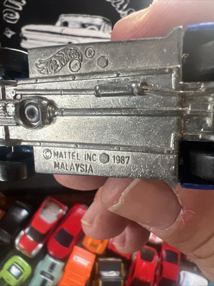 Vintage 1995 Hot Wheels #295 Talbot Lago Blue HW Pearl Driver 1:64 Loose 7sp - Image 4 of 4