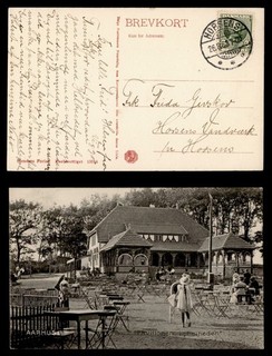 POSTAL DR WHO 1908 DINAMARCA HORSENS AARHUS R80192