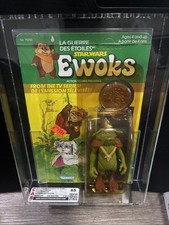 CAS 85 1985 KENNER CANADA STAR WARS EWOKS KING GORNEESH With Coin