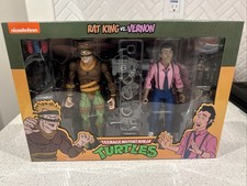 NECA Teenage Mutant Ninja Turtles Scale Rat King & Vernon Action Figures