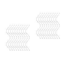 40 pcs CPU Fan Mounting Clips, 8cm Secure Fan Fixing Buckle, CPU Mainboard
