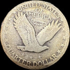 1929 STANDING LIBERTY SILVER QUARTER COIN — photo 2