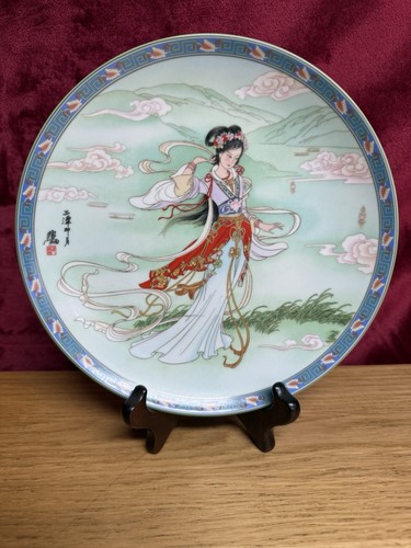 Imperial Jingdezhen Plate THREE POOLS MIRRORING THE MOON Legends of West Lake - Foto 1 di 16