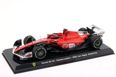 Charles Leclerc Ferrari SF-23 #16 2nd Las Vegas GP Formel 1 2023 1:24 Premium Co