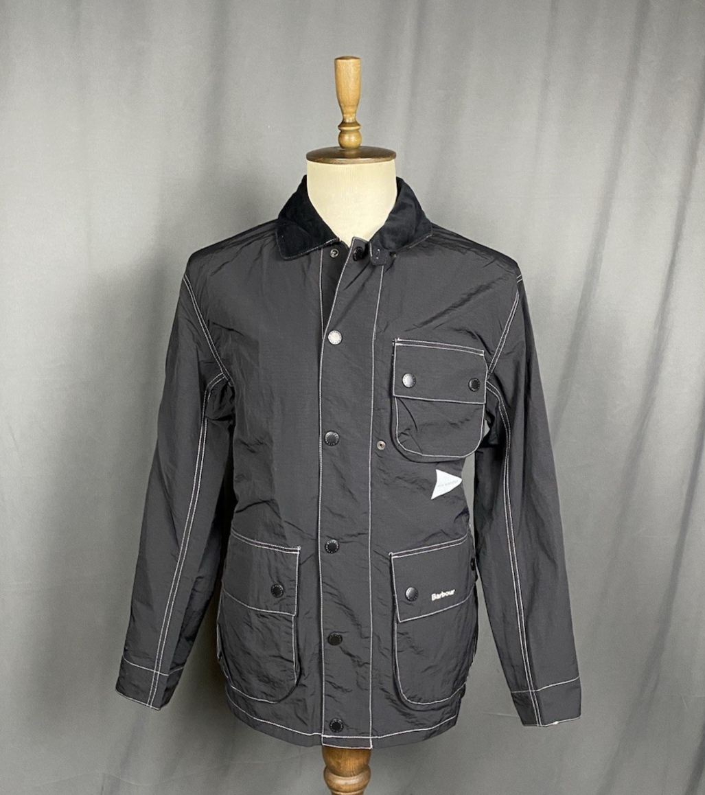 MINT! Barbour x and Wander Pivot Men's Black Multipocket Jacket