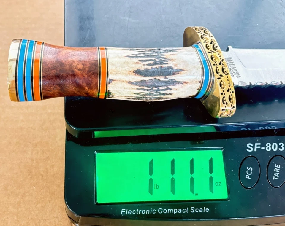 Cubiertos de impacto cuchillo grande hecho a medida SIN USAR 19" espada daga cuchillos hechos a mano Foto 4 de 4