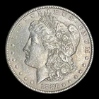 1886 Morgan Silver Dollar AU