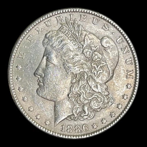 1886 Morgan Silver Dollar AU