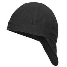 Image of Reversible Welding Cap, 7 1/4"(184mm) ID 8 Panel Protective Welder Hat, Black