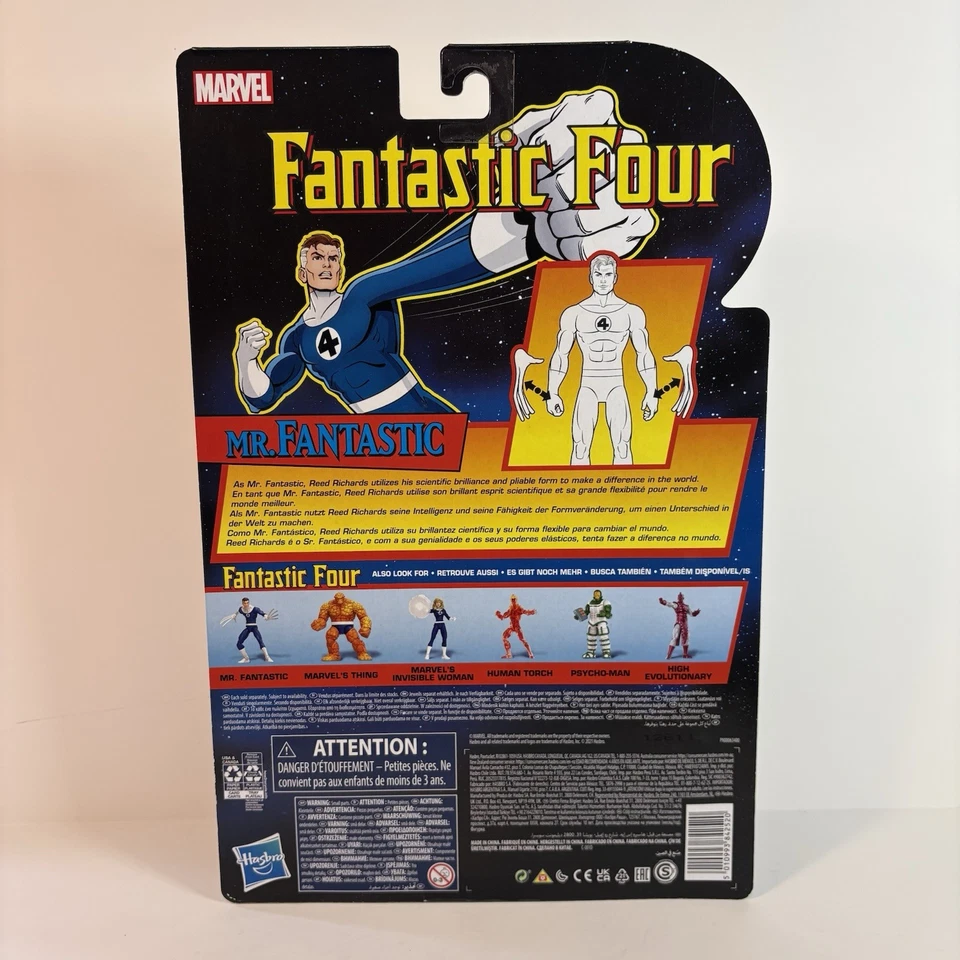 Fantastic Four Retro Marvel Legends Mr. Fantastic Reed Richards Foto 2 de 3