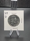 Ben Franklin Half Dollar 90% Silver, Lot of 2- 1949-D & 1949-S - -XF-- B-93