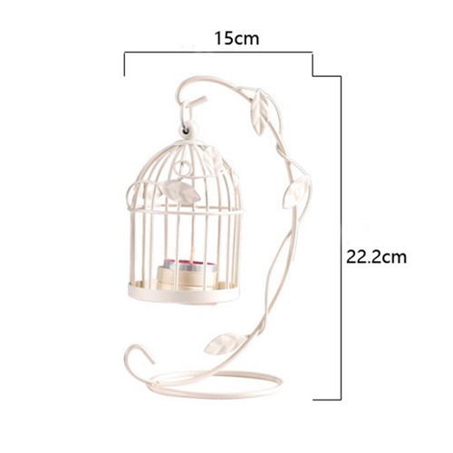 Bougeoir en MéTal Creux Cage à Oiseaux Lanterne de Chandelier Suspendu Vint6105 - Bild 9 von 9