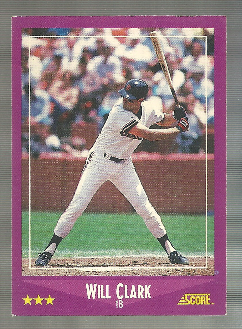 1988 Score - Will Clark #78