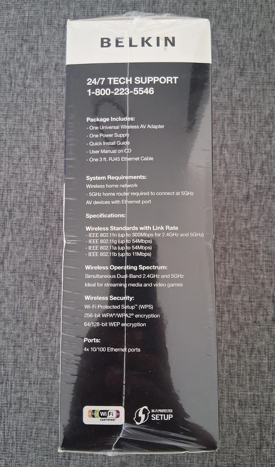 Belkin Universal Wireless AV Adapter New Sealed - Image 3 of 4