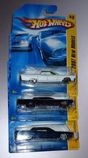 2007 Hot Wheels First Editions 64 Lincoln Continental Lot Of 3 Color Variations