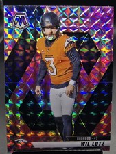 2025 Panini Mosaic #151 Wil Lutz Mosaic Camo Pink Prizm