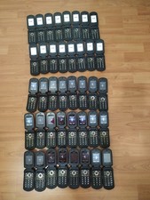 Lot of 40 Kyocera Dura XT E4277 39  E4255 1 Black Sprint Rugged Cellular Flip